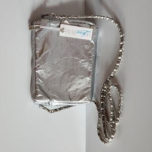 Hi LOVE crossbody Silver
